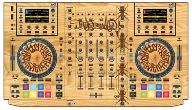Denon DJ MCX 8000 Skin Thudrumble Wood